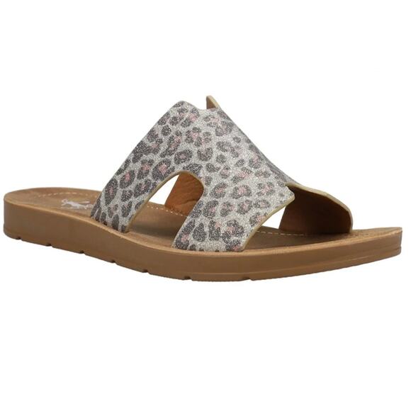 Corkys Bogalusa Leopard Slide  Casual Sandals - size 8 - D23 - Picture 1 of 8